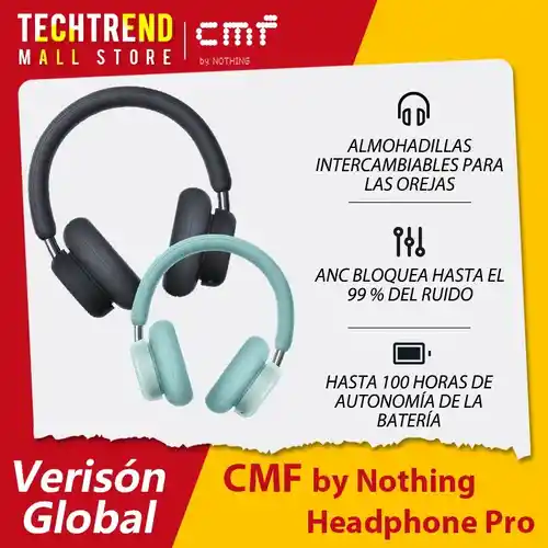Auriculares Cmf by Nothing Headphone Pro con ANC y 100h autonomía