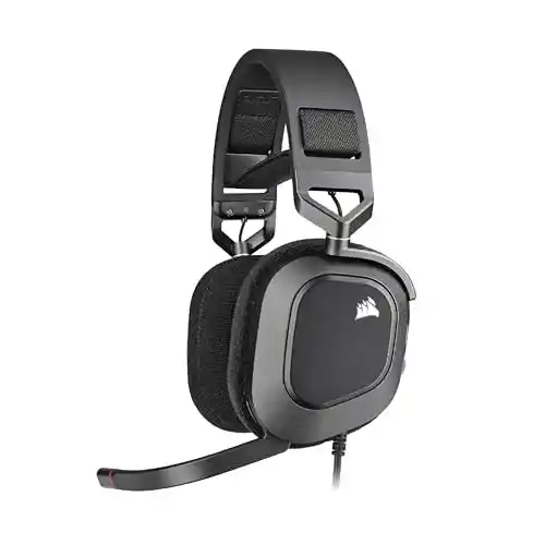 Auriculares gaming Corsair HS80 RGB sonido 7.1