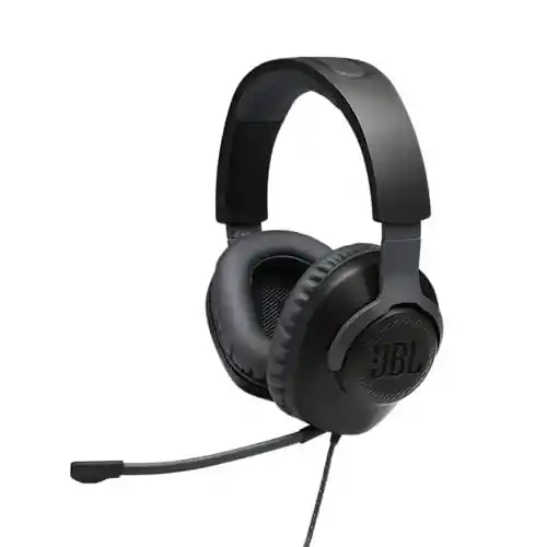 Auriculares Gaming JBL Quantum 100 con micrófono para múltiples plataformas