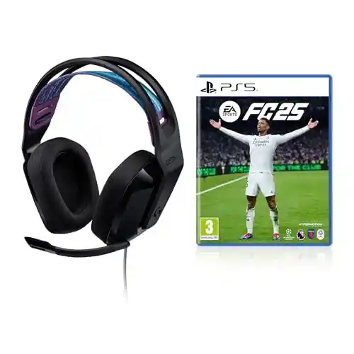 Auriculares Gaming Logitech G335 + Juego EA Sports FC 25 PS5