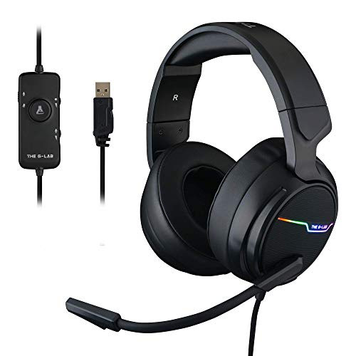 Auriculares Gaming PC PS4 7.1 Digital Surround THE G-LAB Korp Thallium