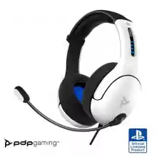 Auriculares Gaming PDP LVL50 Cableado Headset PS4 Blanco