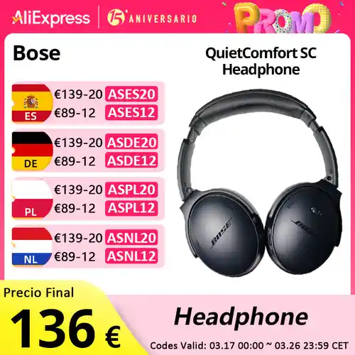 Auriculares inalámbricos Bose QuietComfort SC