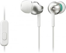 Auriculares in-ear Sony MDR-EX110AP con micrófono blancos