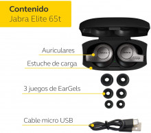 Auriculares Jabra Elite 65t negro y titanio True Wireless Bluetooth