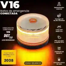 Baliza V16 Luz Emergencia Homologada DGT, con SIM y Datos Pagados hasta 2038