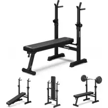 Banco de musculación plegable press de banca