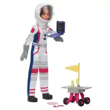 Barbie Astronauta Muñeca + Vehículo Espacial