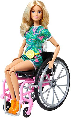 Barbie Fashionista con Silla de Ruedas