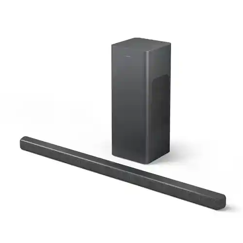 Barra de Sonido 2.1 con subwoofer inalámbrico Philips TAB6309 de 320W