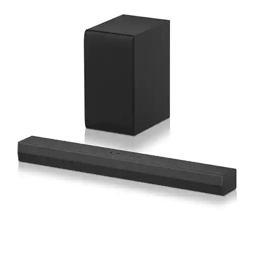 Barra de sonido 2.1 LG S40T de 400W con potente audio surround