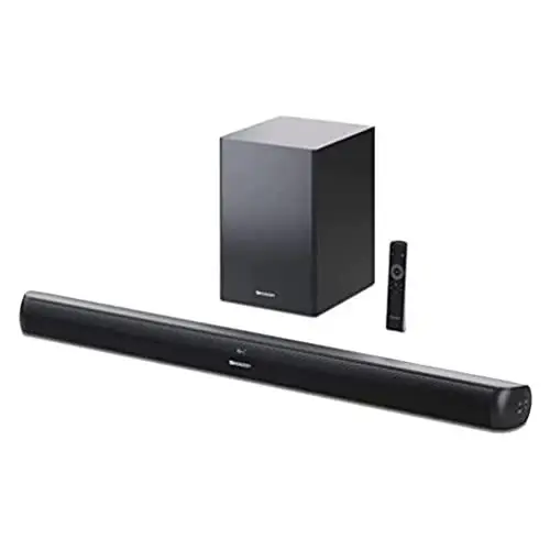 Barra de sonido 2.1 Sharp HT-SBW202 con subwoofer inalámbrico 200W