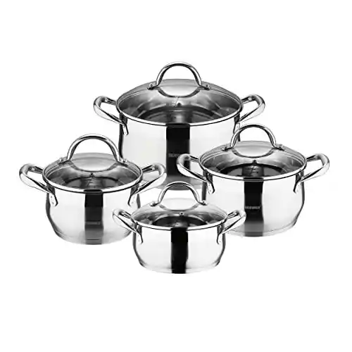 Batería de Cocina 8 Piezas Bergner Gourmet