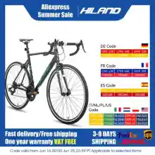 Bicicleta de carretera de aluminio Hiland, Shimano 14 velocidades, cuadro de 53/57 cm
