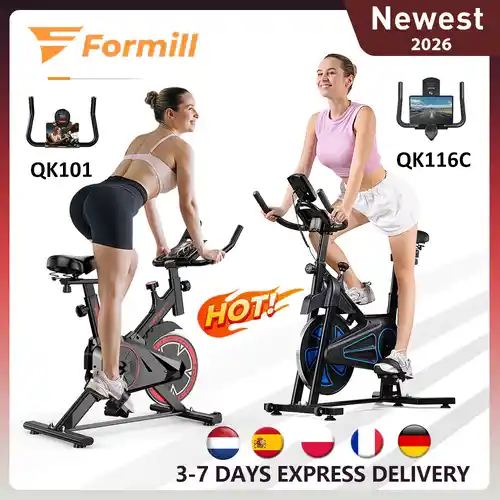 Bicicleta estática con volante de inercia 10kg