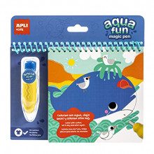 Bloc mágico para colorear con pincel de agua APLI kids