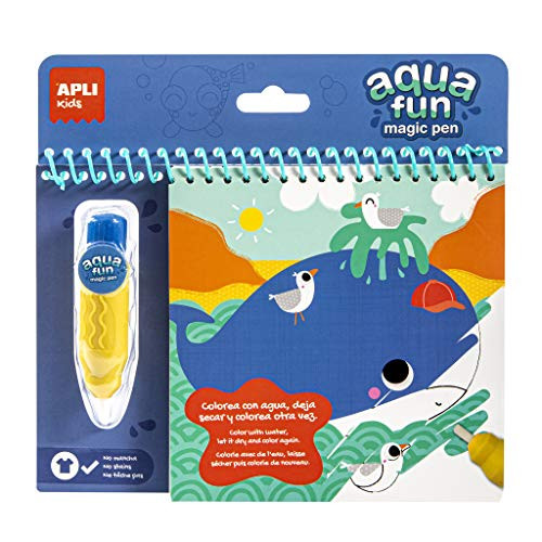 Bloc mágico para colorear con pincel de agua APLI kids