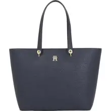 Bolso tote Tommy Hilfiger Emblem grande azul