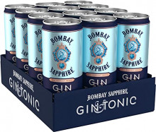 Bombay Sapphire Gin & Tonic, 12 x 0.25L