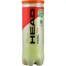 Bote con 3 pelotas de Pádel Head