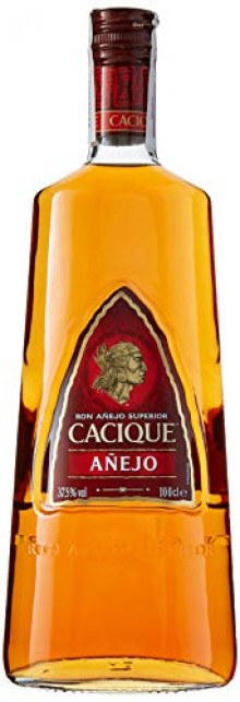 Botella de 1L de Ron Cacique Añejo