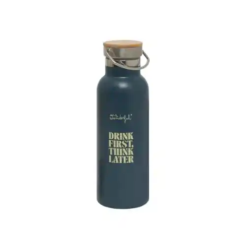 Botella térmica Mr. Wonderful Drink first, think later 600 ml