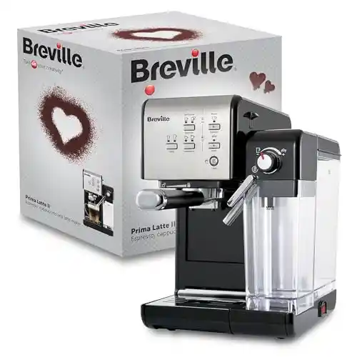 Breville Prima Latte II Cafetera Espresso para latte y capuchino