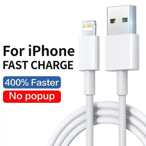 Cable USB de carga rápida para iPhone sólo 1€ + ENVIO GRATIS APP