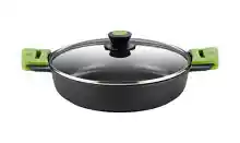 Cacerola Baja BRA Prior con tapa de 28cm
