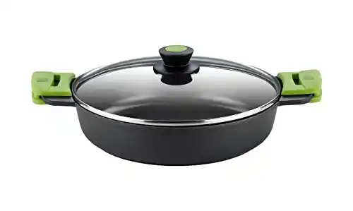 Cacerola Baja BRA Prior con tapa de 28cm