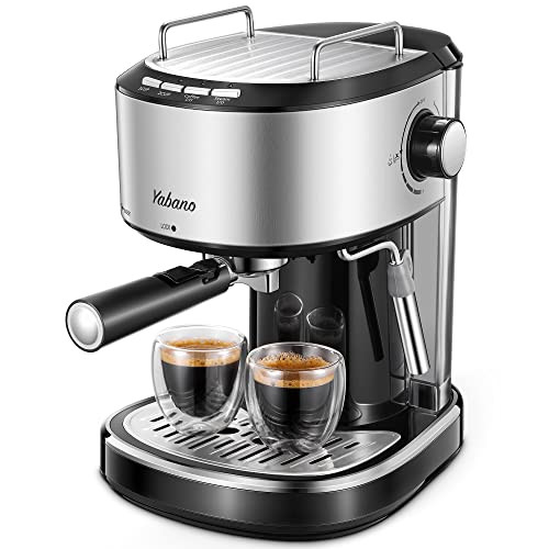  Yabano Máquina de café expreso, cafetera espresso de