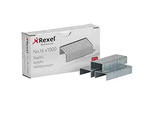 Caja 1000 grapas 24/6 galvanizadas REXEL 6121