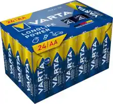 Caja 24 Pilas Alcalinas AA Varta Longlife