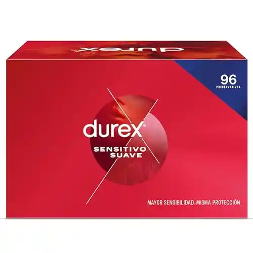 Caja de 96 Preservativos Durex Sensitivo Suave