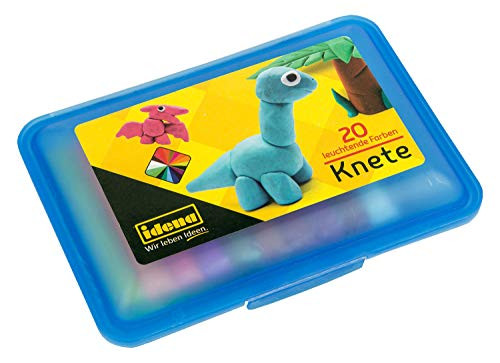 Caja de amasado con 20 barras de plastilina