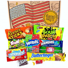 Caja de regalo de caramelos y chocolates americanos