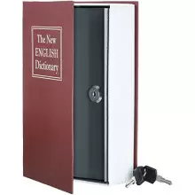 Caja de seguridad en forma de libro - cerradura con llave - Amazon Basics