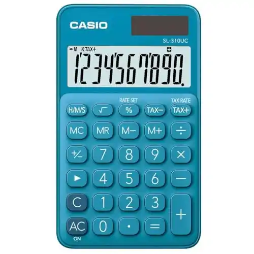 Calculadora de bolsillo Casio SL-310UC-BU