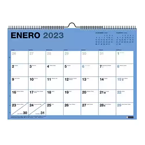 Calendario de pared 2023 Chromat tamaño A4 Miquelrius
