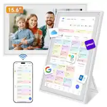 Calendario Digital de 15,6" WiFi - Compatible con Google, iCloud, Outlook
