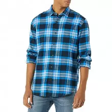 Camisa de Franela Amazon Essentials hombre