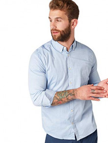Camisa Tom Tailor Casual Azul para hombre