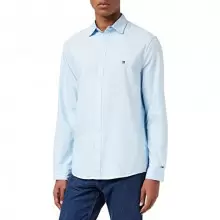Camisa Tommy Jeans TJM Serif Linear Oxford