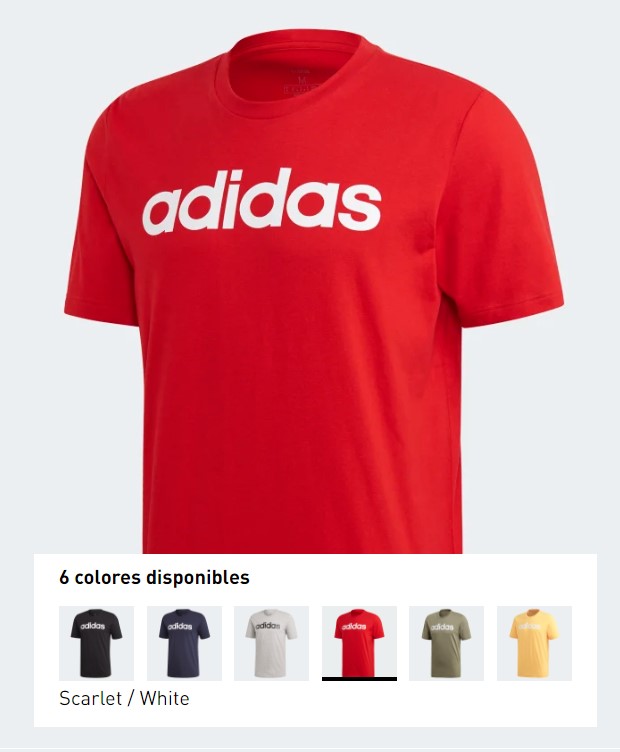 Camiseta Adidas Essentials Linear Logo