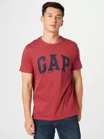 Camiseta en Rojo Carmesí GAP