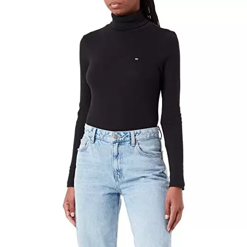 Camiseta mujer Tommy Hilfiger Top Roll-nk