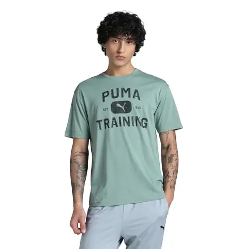 Camiseta Puma Graphics Train Logo Relaxed Tee Unisex