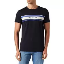 Camiseta Tommy Hilfiger Logo tee Stripe