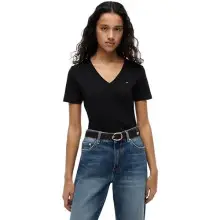 Camiseta Tommy Hilfiger New Slim Cody de algodón regenerativo cuello V