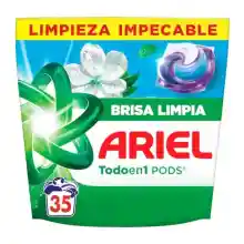 Cápsulas de detergente Ariel PODS Todo En 1 (35 lavados) Brisa Limpia